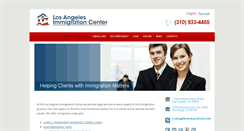 Desktop Screenshot of losangelesimmigrationcenter.com